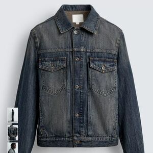 🆕️ ZARA CROPPED FIT MEN'S DENIM JACKET